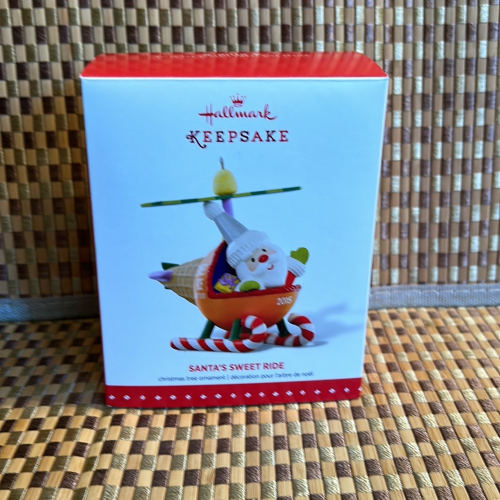 Vintage Hallmark Keepsake 2015 Santa’s Sweet Ride.